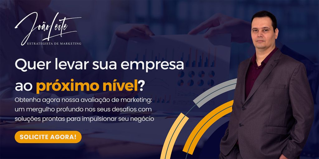Banner avaliação de Marketing para empresas Paisagem